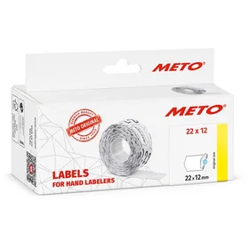 Meto Hintalappu 22x12mm valkoinen pakaste (6)