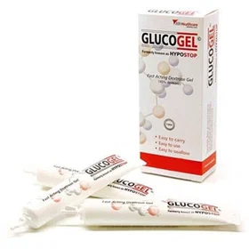 GlucoGel Fast Acting Glucose Energy Gel 25g 3pcs