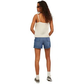 Jack & Jones Akm2a High Waist Denim Shorts (Dam)