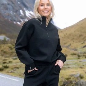 Twentyfour Vivi Halv glidelås genser (Dame)