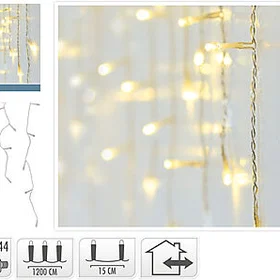 Ki Icicle Lights Warm White (11.85m)