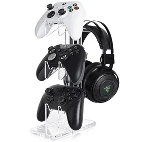 Inskal Controller & Headset Stand Gennemsigtig