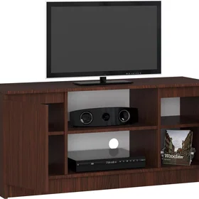AKORD OP0LRTVVEN005 Meuble TV 2 étagères 120x40x55cm