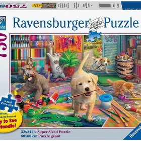 Ravensburger Cute Crafters Djur 750 Bitar