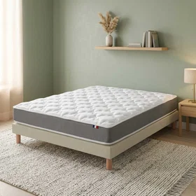 Idliterie Matelas Mousse Haute Résilience H16 160x200cm
