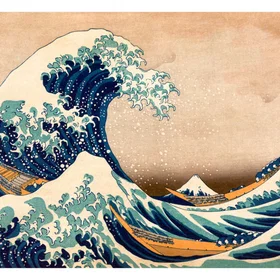 Planète Hokusai Vintage Retro