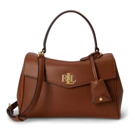 Ralph Lauren Farrah Leather Shoulder Bag