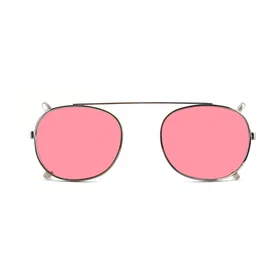Xlab 02 Moscot-tyyliin Tie Clip (Silver/Rose)