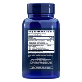 Life Extension Ashwagandha Plus Calm & Focus 60 Gélules