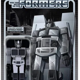 Super7 Transformers ReAction Figure Optimus Prime Fallen Leader 0840049820654