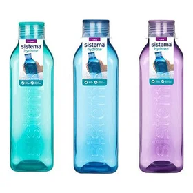 Sistema Square BPA-Free Plastic Bottle 1L