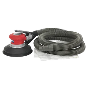Sealey Air Palm Random Orbital Sander Ø150Mm Dust-Free Self-Contained