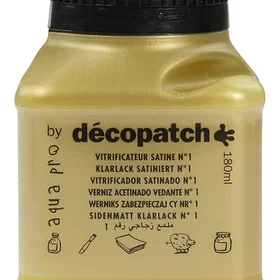 Décopatch VA180AO Satin Wood Varnish 180ml