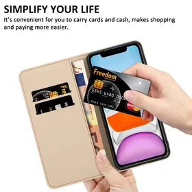 Cadorabo Pungetui med Magnetisk Lukning Støttefunktion og Kortlomme for iPhone 1