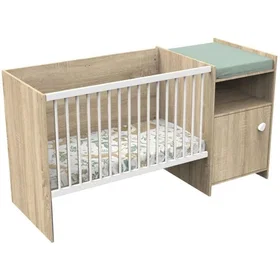 Babyprice Lit Combiné Bébé avec Table à Langer