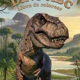 Dino ABC Färgläggningsbok