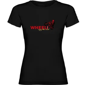 Kruskis Wheeli Kortärmad T-shirt Svart (Dam)