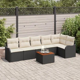vidaXL Garden Sofa Set with Storage 7 Pieces 3356129