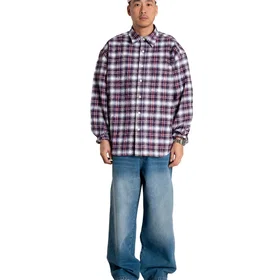 Woodbird Wbjong Check Supply Skjorta