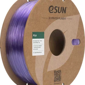 eSUN PLA-Clear Translucent Light Purple 1.75mm 1kg