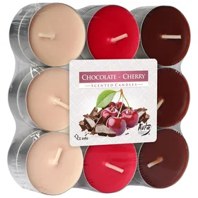 Aura Choklad/Körsbärsscented Candle 18pcs