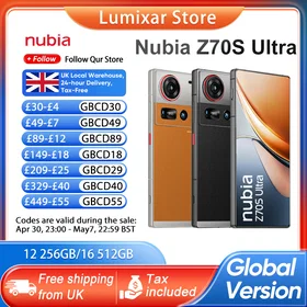 Nubia Z70S Ultra Dual 5G 12GB RAM 256GB