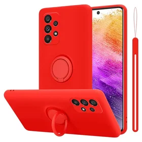Cadorabo TPU Silicone Case with Ring for Samsung Galaxy A73 5G