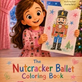 Nutcracker Fantasy A Nutcracker Coloring Book For Adults: Christmas Coloring Books For Teens, Christmas Coloring Book, Nutcracker Ballet, Co