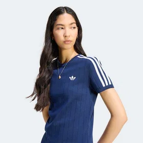Adidas Pinstripe Kortärmad T-shirt (Herr)
