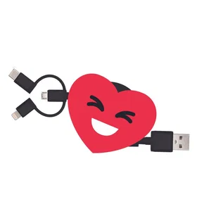 Yello USB-C vers Lightning vers Micro USB 1m