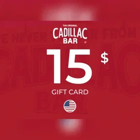 Cadillac Bar Gavekort 15 USD