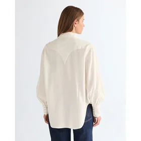 Wrangler Exaggerated Western Långärmad Skjorta (Dam)