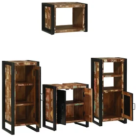 vidaXL Badrumsmöbelset Solid Mango Wood 55x35x60cm 3305675