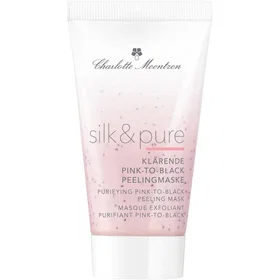 Charlotte Meentzen Silk & Pure Puhdistava Pinkki-Musta Kuorintaamio