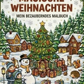 Magische Weihnachten Ausmalbuch för barn