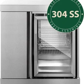 MyOutdoorKitchen Stainless Collection med kjøleskap og oppbevaringsskap