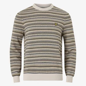 Lyle & Scott Fairisle Tröja (Herr)