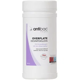 Antibac Overflatedesinfeksjon Våtservietter 620ml 150 stk