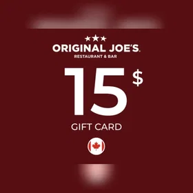 Original Joe's Presentkort 15 CAD