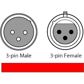 Chauvet 3 Pin DMX Cable 1.52m DMX3P5FT