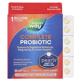 Nature's Way Probiotic Pearls Complete 1 Billion CFU 30 Softgels
