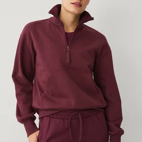 Ellos Collegegenser Full Zip Hoodie (Dame)
