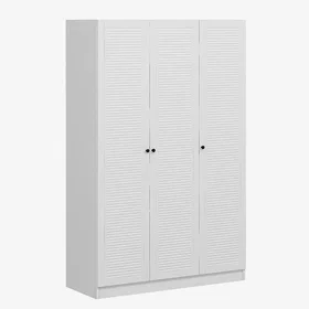 Hanah Home Garderob Vit Melamin