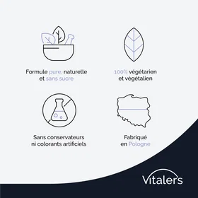 Vitalers Sodium Butyrate 600mg 60 Capsules
