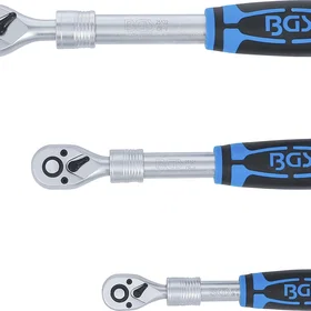 BGS Technic 25123 Ratchet Set 6.3-12.5mm 3pcs