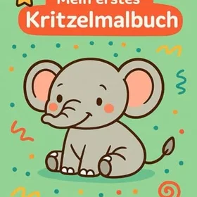 Mein Erstes Kritzelmalbuch Färgläggningsbok
