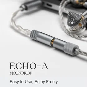 MoonDrop 6972585502276 Echo-A USB-C til 3.5mm Adapter