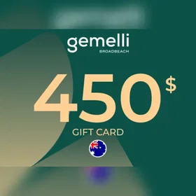 Gemelli Broadbeach Gift Card 450 AUD