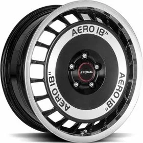 Ronal R50 AERO BLACK FRONT CUT 8,0x18 5/110,00 ET35 B65.1
