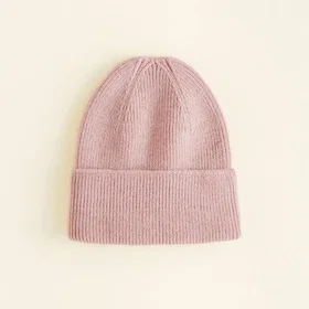 Hvid Merino Fonzie Beanie (Jr)